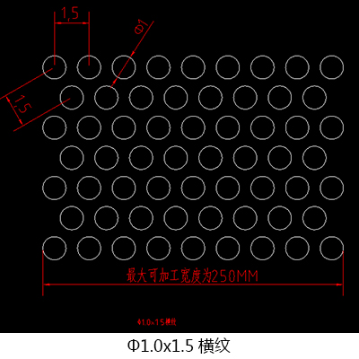 圓孔喇叭網